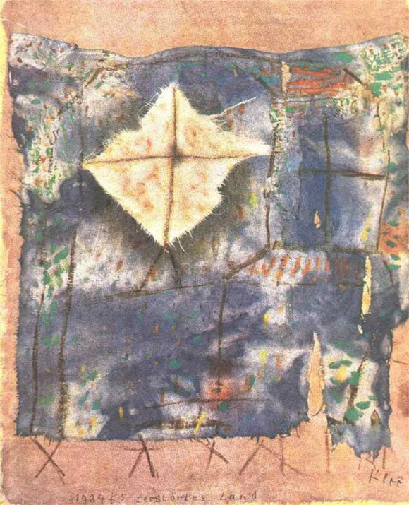  Paul Klee Ravaged Land - Art Print