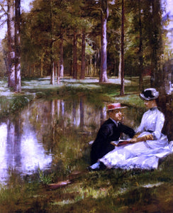  Julius LeBlanc Stewart Reading (also known as La Lecture) - Art Print