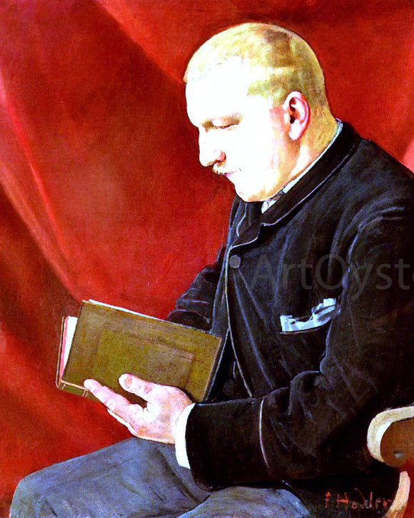  Ferdinand Hodler Reading Man - Art Print