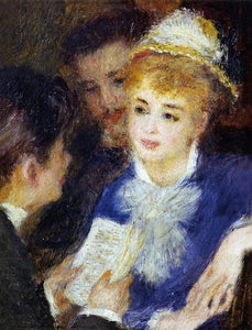  Pierre Auguste Renoir Reading the Part - Art Print