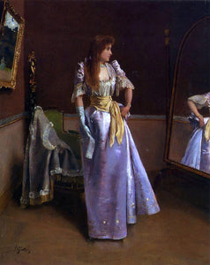  Alfred Emile Leopold Stevens Ready for the Ball - Art Print