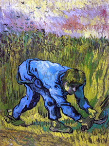  Vincent Van Gogh Reaper with Sickle (after Millet) - Art Print