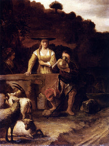  Constantijn Van Renesse Rebecca And Eliezer At The Well - Art Print