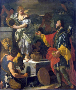  Francesco Solimena Rebecca at the Well - Art Print