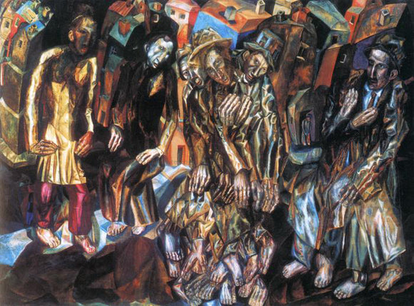  Pavel Filonov Rebirth of the People - Art Print