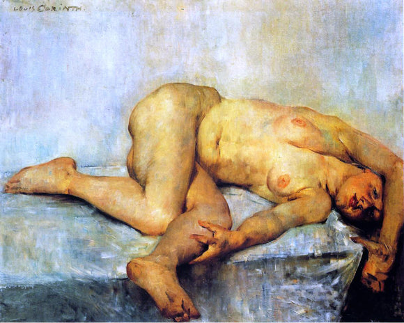  Lovis Corinth Reclining Female Nude - Art Print