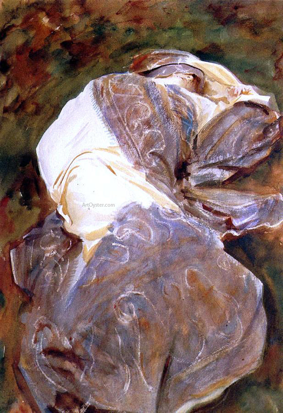  John Singer Sargent Reclining Figure - Art Print