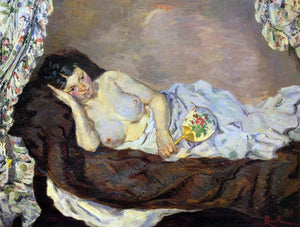  Armand Guillaumin A Reclining Nude - Art Print