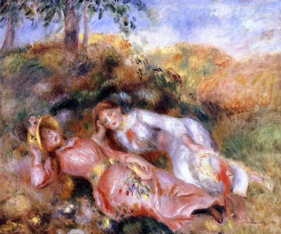  Pierre Auguste Renoir Reclining Women - Art Print