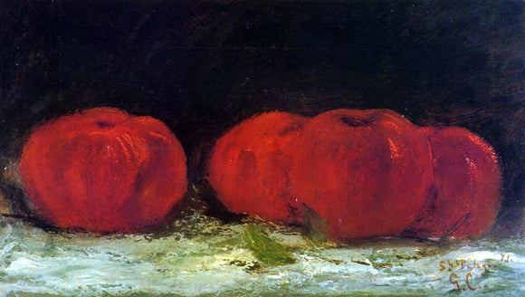  Gustave Courbet Red Apples - Art Print