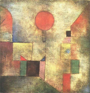  Paul Klee Red Balloon - Art Print