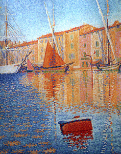  Paul Signac Red Buoy (also known as Harbour at Saint Tropez) - Art Print