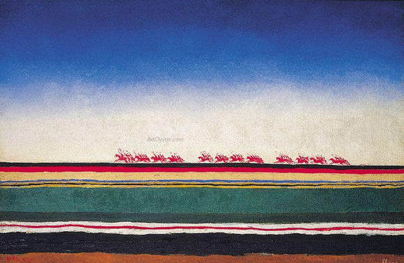  Kazimir Malevich Red Cavalry - Art Print