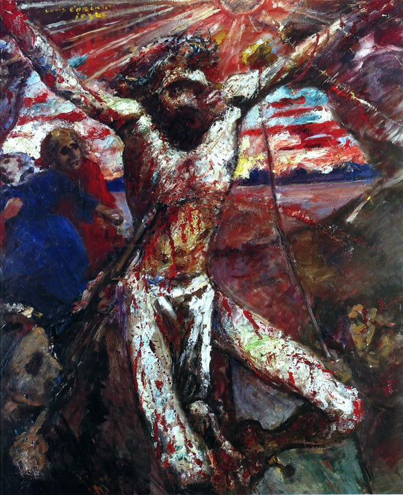  Lovis Corinth Red Christ - Art Print