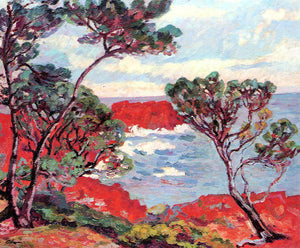  Armand Guillaumin Red Rocks - Art Print