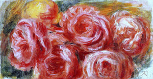  Pierre Auguste Renoir Red Roses - Art Print