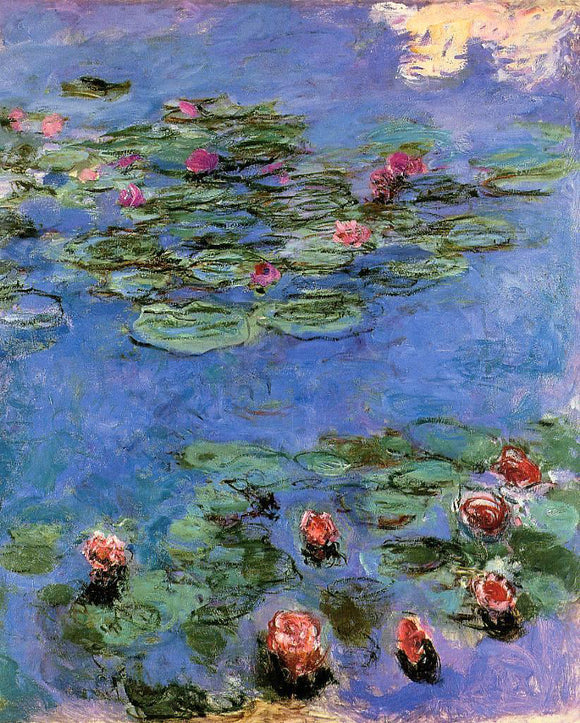  Claude Oscar Monet Red Water-Lilies - Art Print