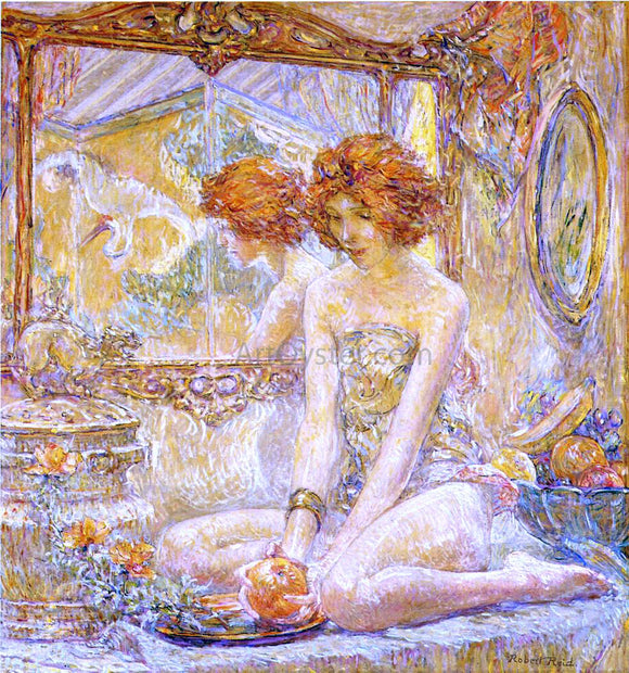  Robert Lewis Reid Reflections - Art Print