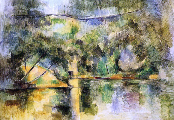  Paul Cezanne Reflections in the Water - Art Print