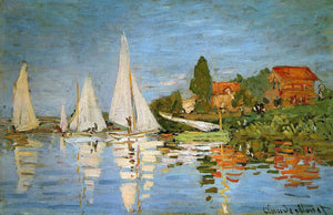  Claude Oscar Monet A Regatta at Argenteuil - Art Print