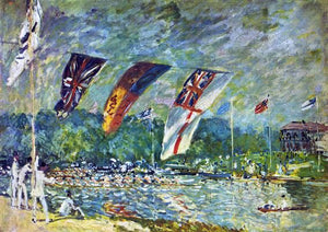  Alfred Sisley Regatta at Molesey - Art Print