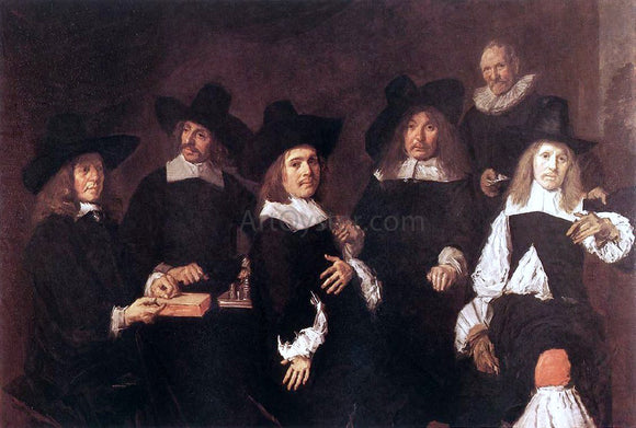 Frans Hals Regents of the Old Men's Alms House - Art Print
