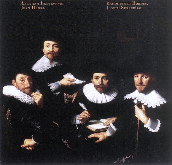  Bartholomeus Van der Helst Regents of the Walloon Orphanage - Art Print