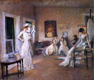  Edmund Tarbell Rehearsal in the Studio - Art Print