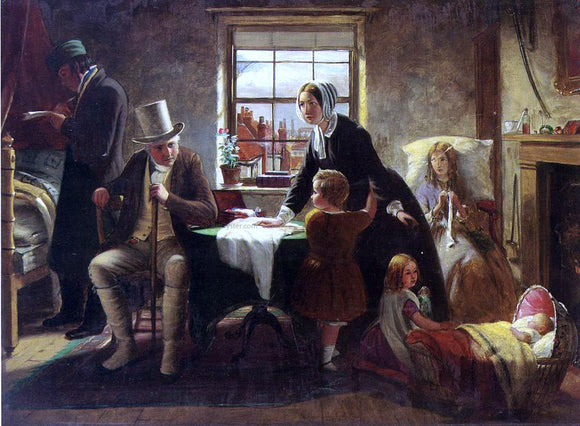  Thomas Brooks Relenting: The silence of pure innocence persuades, where speaking fails (The Winter's Tale) - Art Print