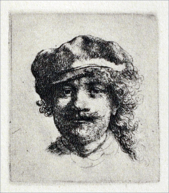  Rembrandt Van Rijn Rembrandt with Haggard Eyes - Art Print