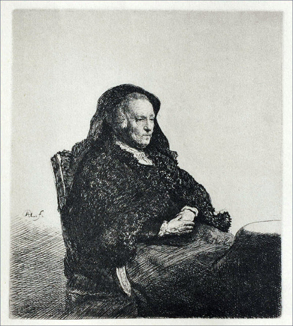  Rembrandt Van Rijn Rembrandt's Mother, Seated, Looking to the Right - Art Print