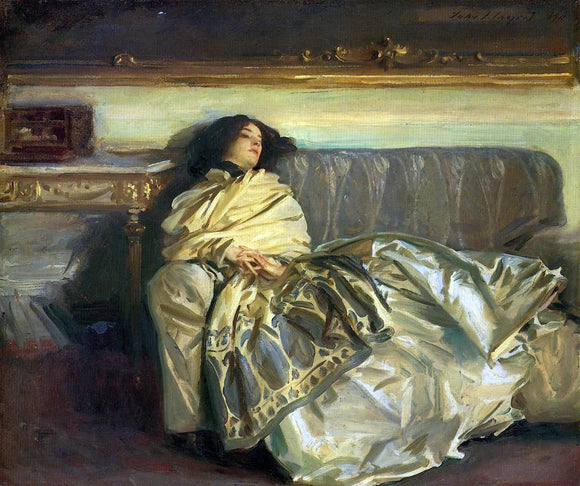  John Singer Sargent Repose - Art Print