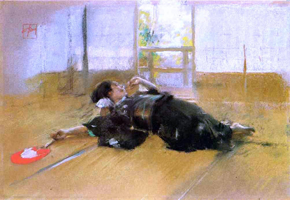  Robert Frederick Blum Repose - Art Print