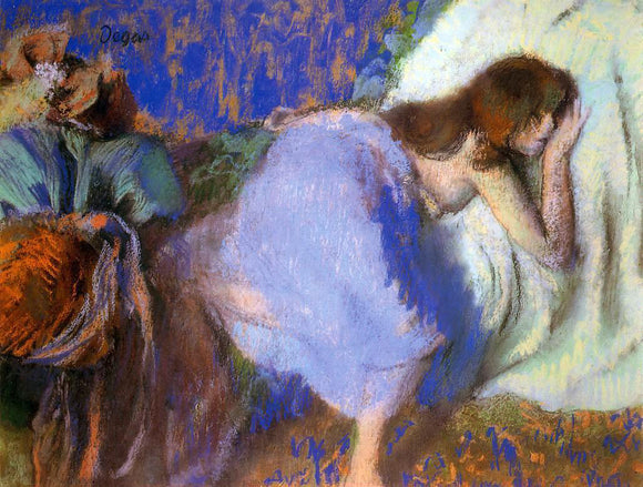  Edgar Degas Rest - Art Print