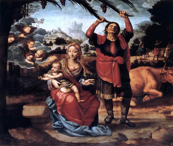  Fernando Yanez De la Almedina Rest during the Flight to Egypt - Art Print