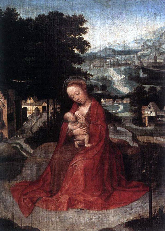  Adriaen Isenbrandt Ysenbrandt Rest during the Flight to Egypt - Art Print