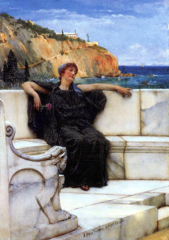  Sir Lawrence Alma-Tadema Resting - Art Print