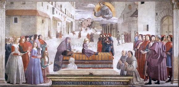  Domenico Ghirlandaio Resurrection of the Boy - Art Print