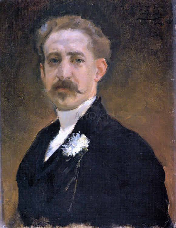  Emilio Sala y Frances Retrato de Hombre - Art Print