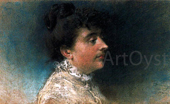  Francisco Domingo Marques Retrato de su Mujer - Art Print