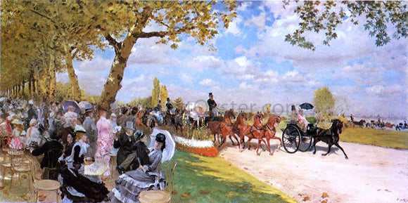  Giuseppe De Nittis Return from the Races - Art Print