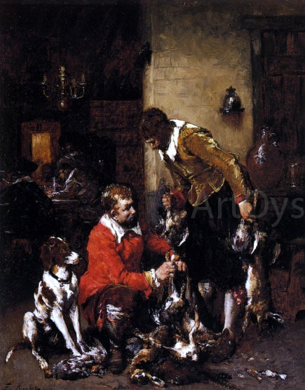  Ferdinand Roybet Return from the Shoot - Art Print