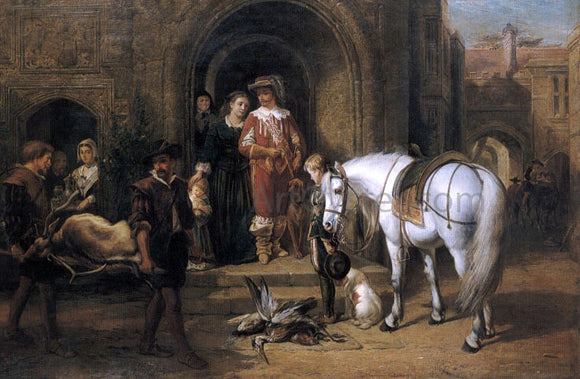  George Earl Return of the Hunting Party - Art Print
