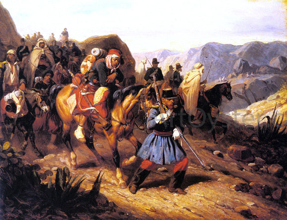  Hippolyte Bellange Returning from Battle - Art Print