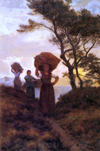  Frans Van Kuyck Returning from the Fields - Art Print