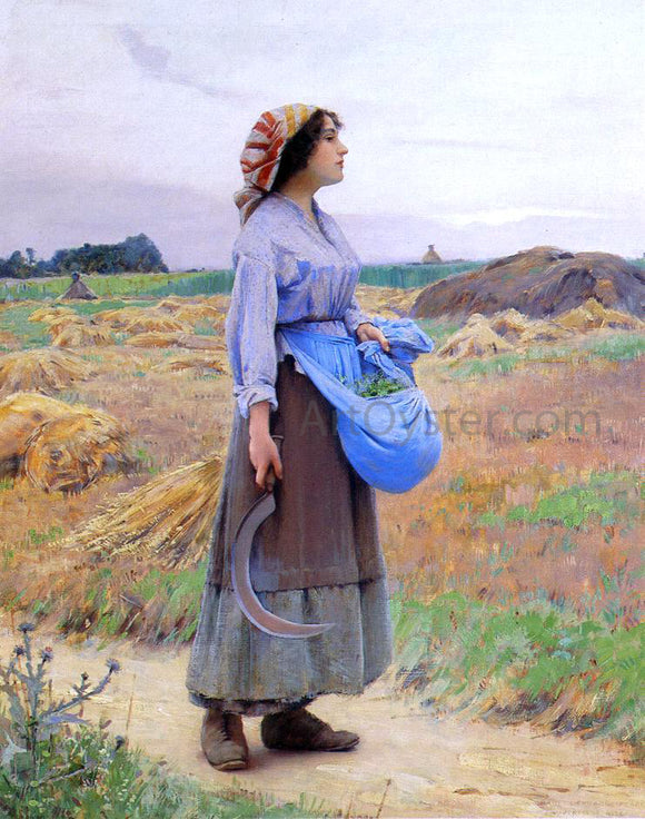  Charles Sprague Pearce Returning from the Fields - Art Print