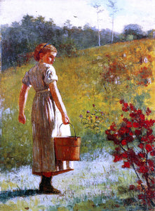  Winslow Homer Returning from the Spring - Art Print