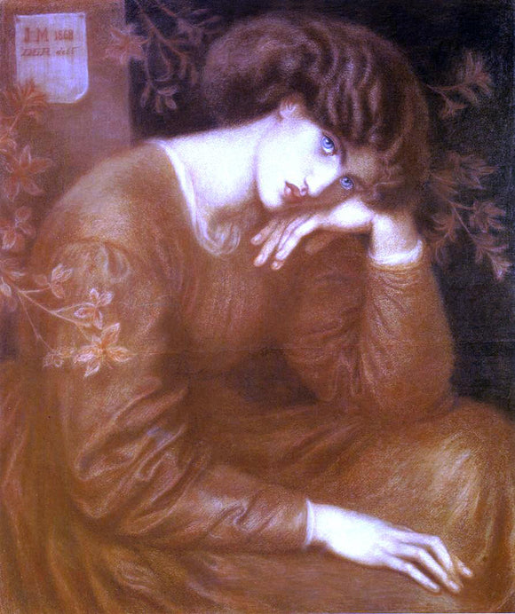  Dante Gabriel Rossetti Reverie - Art Print