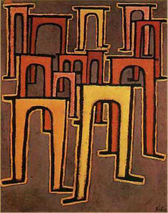  Paul Klee Revolution of the Viaduct - Art Print