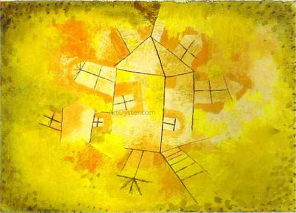  Paul Klee Revolving House - Art Print